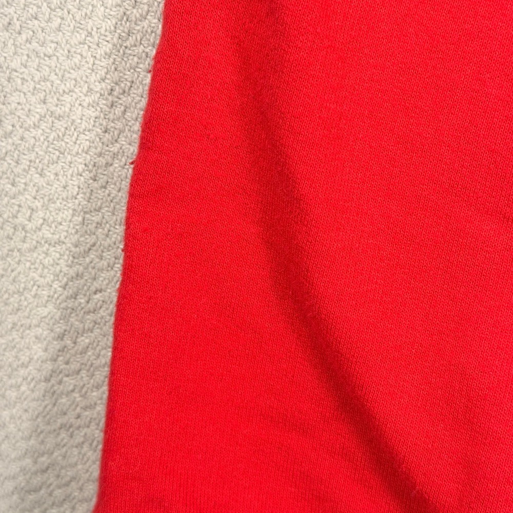 Disney Mickey Mouse Graphic Sweatshirt XXL 18 Red Peeking Mickey Cotton Blend - Picture 13 of 13